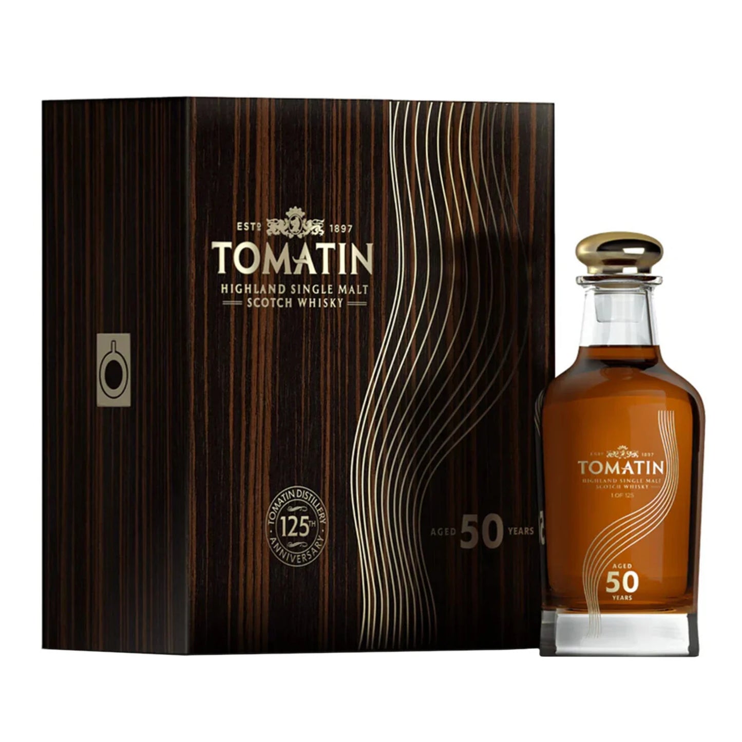 Tomatin Single Malt Scotch 50 Year W/ Wooden Gift Box