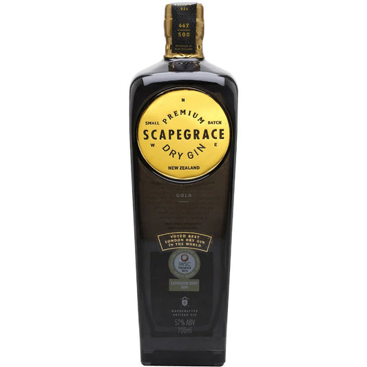 Scapegrace Gold Navy Strength Dry Gin 114 Proof