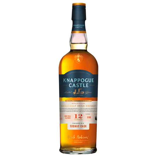 Knappogue Castle 12 Year Cognac Cask Finish Single Malt Irish Whiskey
