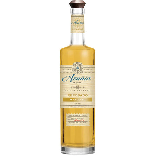 Azuñia Reposado Organic Estate Crafted Tequila 100% de Agave