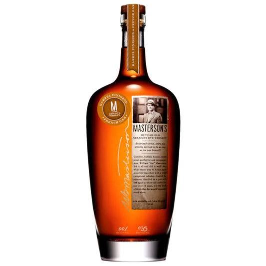 Masterson's 10 Year Canadian Straight Rye Whiskey